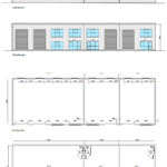 Units 1-3 floor plans and elevations